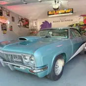 1966 Turquoise Chevrolet Impala thumbnail