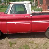 1966 Red Chevrolet C-10 thumbnail