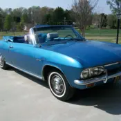 1966 Blue Chevrolet Corvair thumbnail