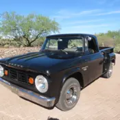 1966 Black Dodge D100 Pickup thumbnail
