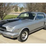 1966 Silver Ford Mustang thumbnail