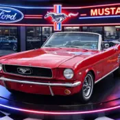 1966 Red Ford Mustang thumbnail