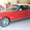 1966 Red Ford Mustang thumbnail
