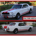 1966 White Ford Mustang thumbnail