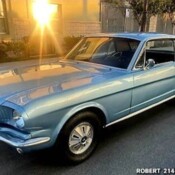 1966 Blue Ford Mustang thumbnail