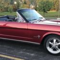 1966 Sangria Red Ford Mustang thumbnail