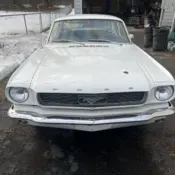 1966 White Ford Mustang thumbnail
