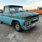 1966 Blue GMC Pickup thumbnail