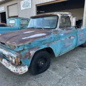 1966 Blue GMC Pickup thumbnail