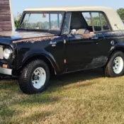 1966 Black International Harvester Scout thumbnail