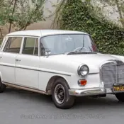 1966 White Mercedes-Benz 200D W110 Fintail thumbnail