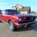 1966 Burgundy Ford Mustang thumbnail