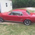 1966 Red Ford Mustang thumbnail