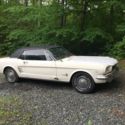1966 White Ford Mustang thumbnail