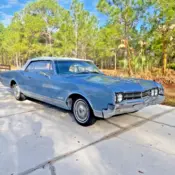 1966 Blue Oldsmobile Eighty-Eight thumbnail