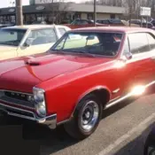 1966 Red Pontiac 2 DR. Hard Top thumbnail