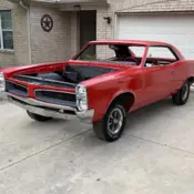 1966 Red Pontiac GTO thumbnail