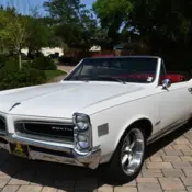 1966 White Pontiac Le Mans thumbnail