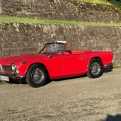 1966 Red Triumph TR4 thumbnail
