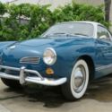 1966 Blue Volkswagen Karmann Ghia thumbnail