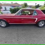 1967 Red Ford Mustang thumbnail