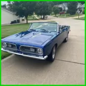 1967 Blue Plymouth Barracuda thumbnail