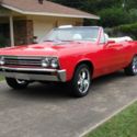 1967 Viper Red / White Chevrolet Chevelle thumbnail