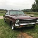 1967 Maroon Chevrolet Nova thumbnail