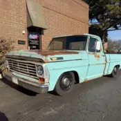 1967 Blue Ford F-100 thumbnail