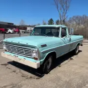 1967 Blue Ford F250 thumbnail