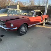 1967 Red Ford Mustang thumbnail