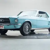 1967 Blue Ford Mustang thumbnail