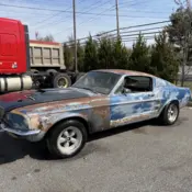 1967 Blue Ford Mustang thumbnail