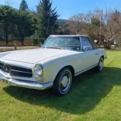 1967 White Mercedes-Benz 230SL thumbnail