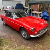 1967 Red MG MGB thumbnail