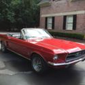 1967 Red Ford Mustang thumbnail