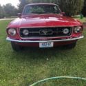 1967 Red Ford Mustang thumbnail