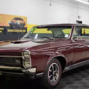 1967 Burgundy Pontiac GTO thumbnail