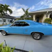 1967 Blue Pontiac Le Mans thumbnail