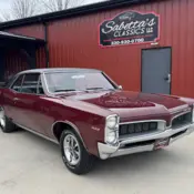 1967 Burgundy Pontiac Le Mans thumbnail