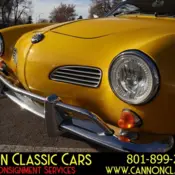 1967 Yellow Volkswagen Karmann Ghia thumbnail