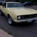 1968 Yellow Chevrolet Camaro thumbnail