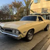 1968 butternut yellow Chevrolet El Camino thumbnail