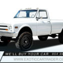 1968 Pearl White Chevrolet K20 thumbnail