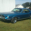 1968 Blue Ford Mustang thumbnail