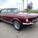 1968 Burgundy Ford Mustang thumbnail