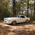 1968 White Ford Mustang thumbnail