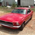 1968 Red Ford Mustang thumbnail