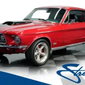 1968 Candy Apple Red Ford Mustang thumbnail