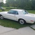 1968 White Ford Mustang thumbnail